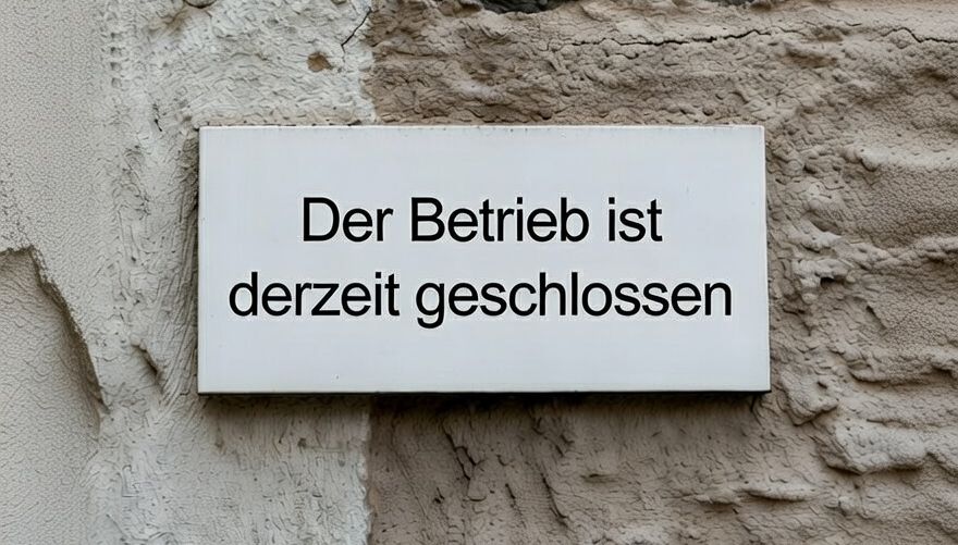Der Betrieb ist derzeit geschlossen